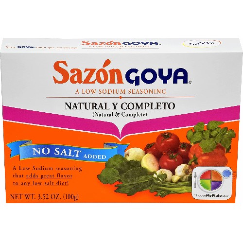 Sazon Goya Low Sodium Seasoning 3.52 Oz